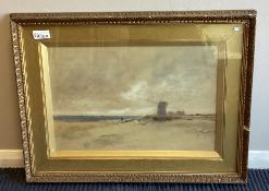 LEOPOLD RIVERS: (British, 1852 - 1905): A gilt framed and glazed watercolour.