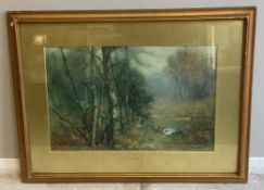 THOMAS TAYLOR IRELAND: (British, 1894 - 1921): A framed and glazed watercolour.