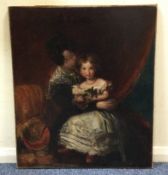 CIRCLE OF SIR THOMAS LAWRENCE: (British, 1769 - 1830): An oil on canvas.