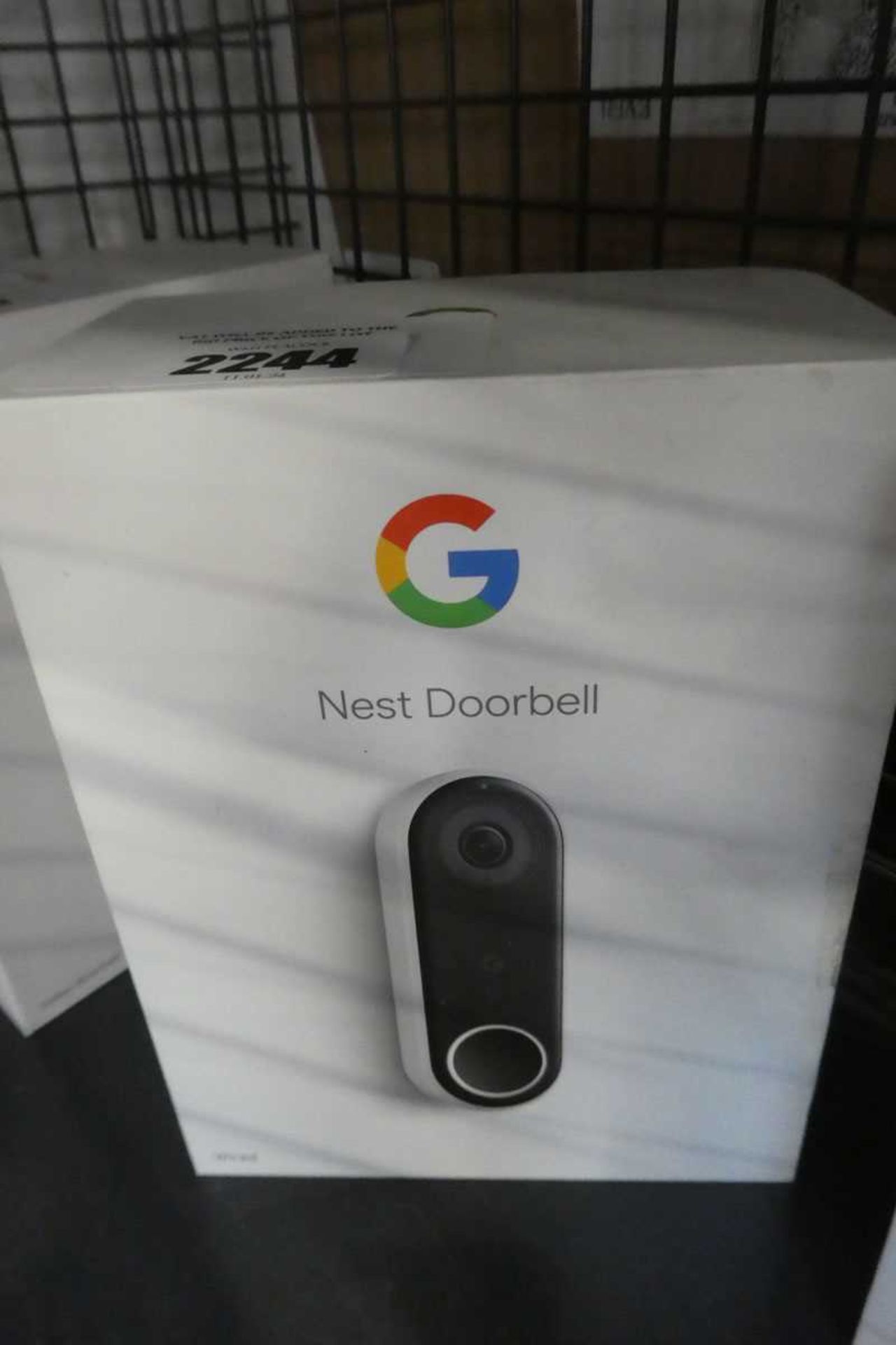 +VAT Boxed Google Nest Hello wired video doorbell