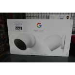 +VAT Boxed Google Nest outdoor/ indoor 2 piece nest camp