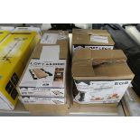 +VAT 2 boxes of loft leg flooring legs with loft ledge truss shelving kits and quantity of wide