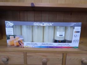 +VAT Set of 6 Glowick LED candles