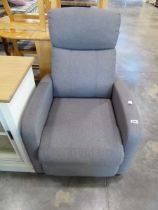 Costway grey upholstered easy chair