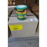 +VAT 2 boxes containing 20 rolls (10 rolls in each box) of Oakey Liberty Green 115 x 5m sand