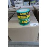 +VAT 2 boxes containing 20 rolls (10 rolls in each box) of Oakey Liberty Green 115 x 5m sand