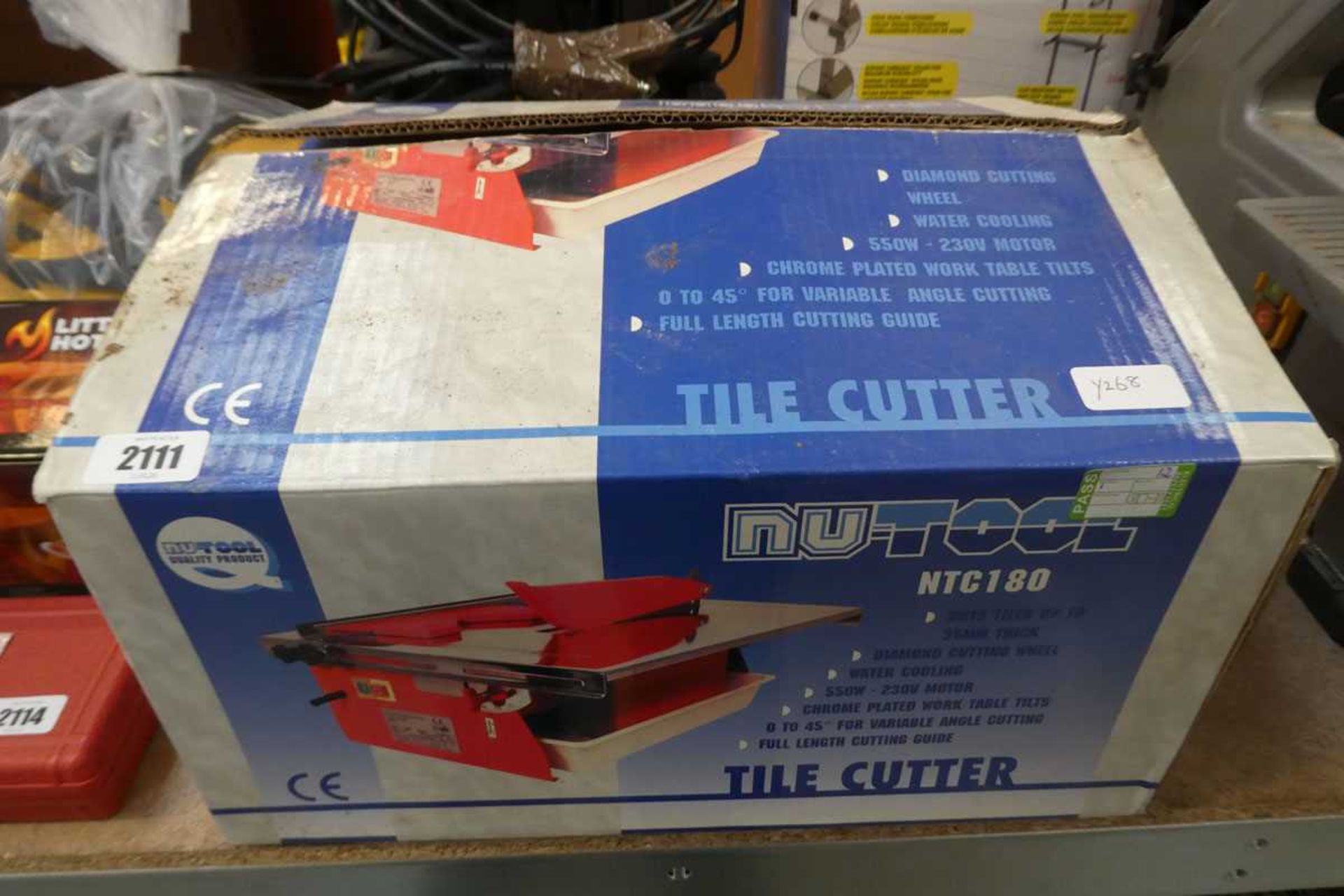 Boxed Nutool electric tile cutter
