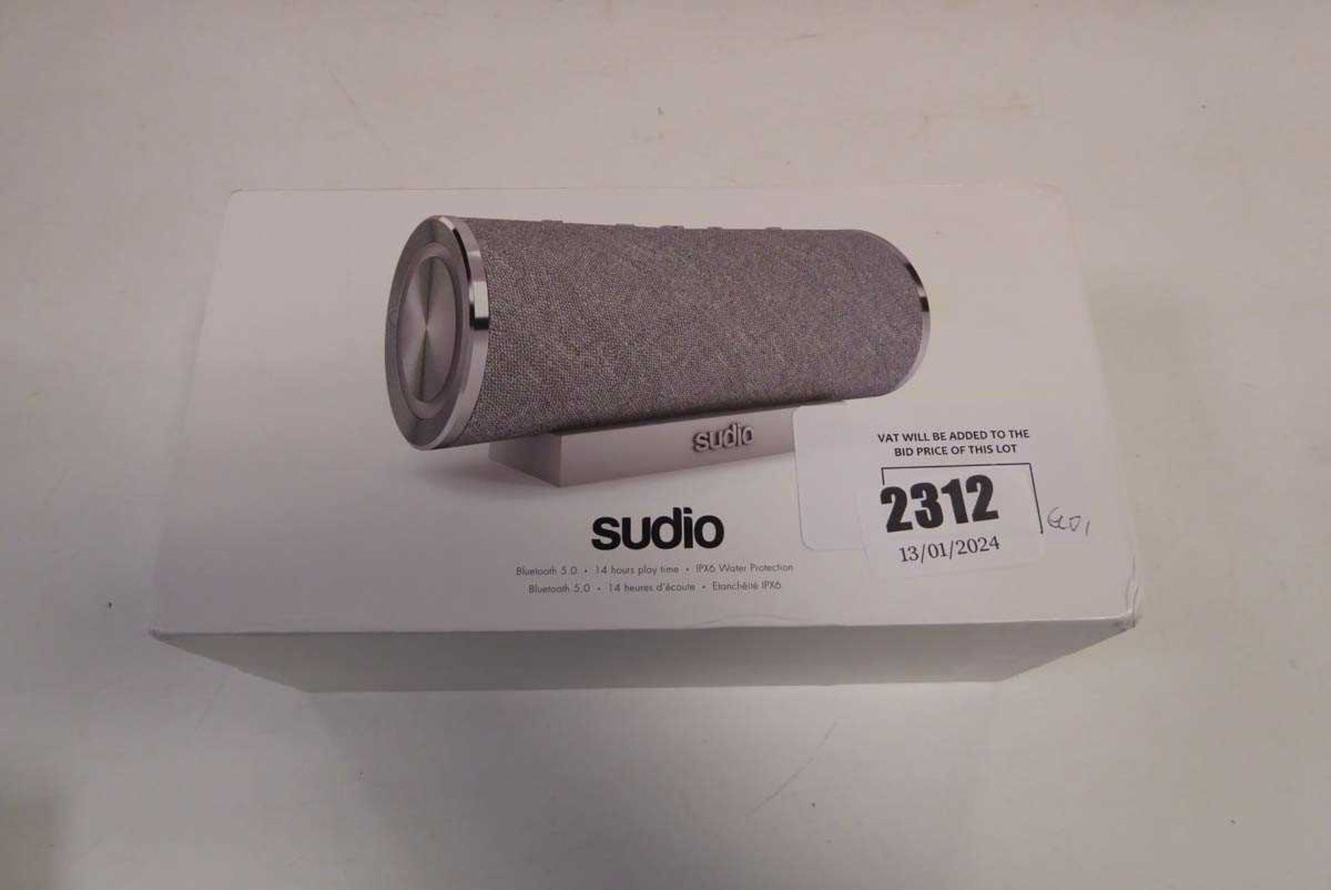+VAT Boxed Sudio bluetooth speaker