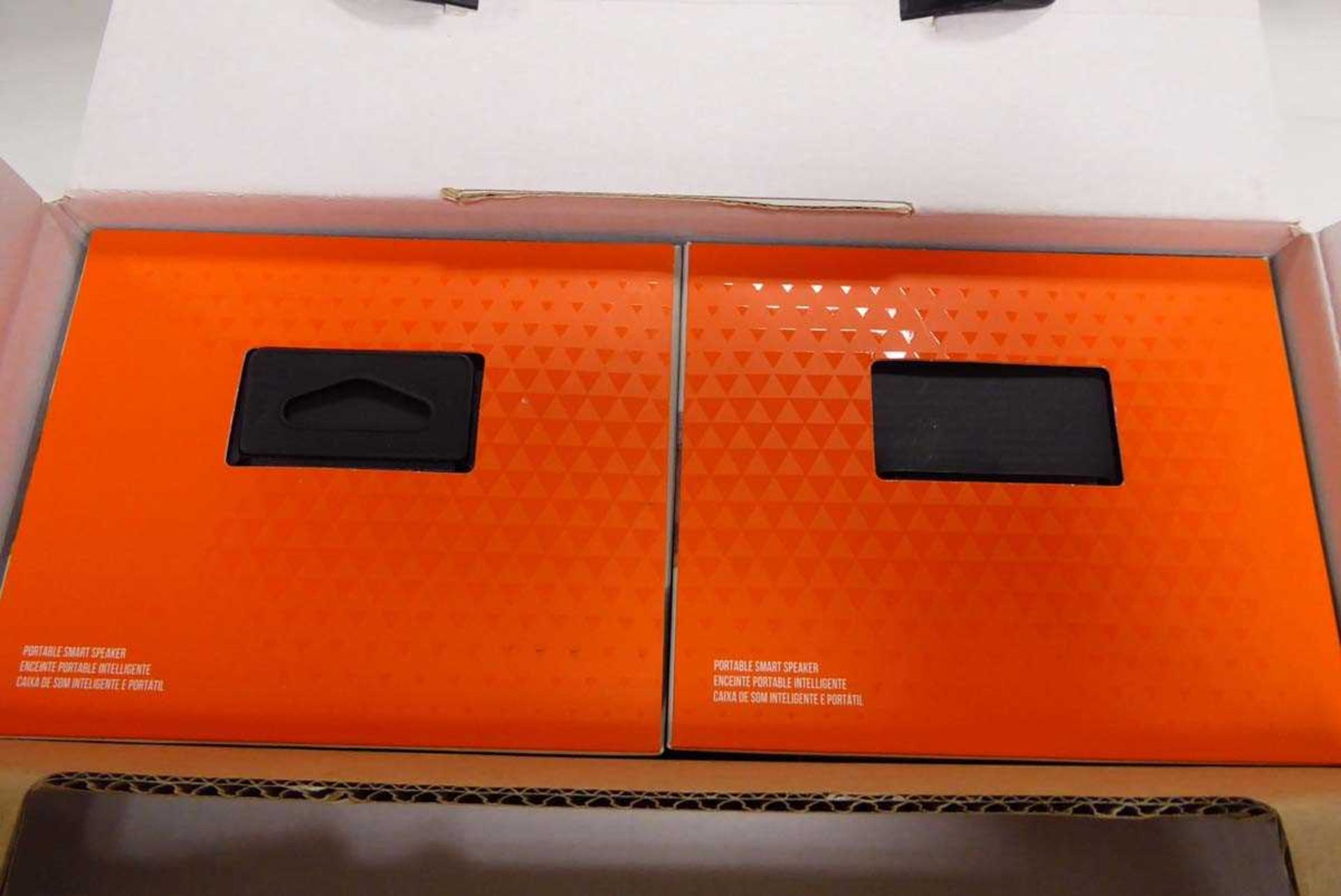 +VAT Boxed JBL Harmon Anniversary bundle containing 2 x JBL Link portable smart speakers - Image 2 of 2