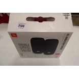 +VAT Boxed JBL Harmon Anniversary bundle containing 2 x JBL Link portable smart speakers