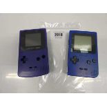 +VAT Game Boy Pocket and empty bezel of Game Boy Color