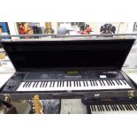 +VAT Roland XP80 music workstation keyboard with case