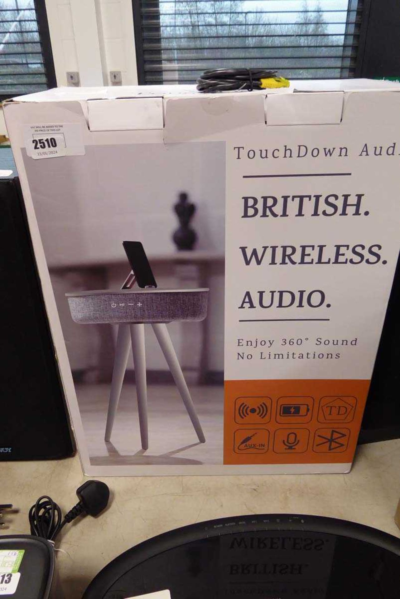 +VAT Touchdown Audio bluetooth table speaker