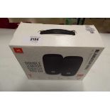 +VAT Boxed JBL Harmon Anniversary bundle containing 2 x JBL Link portable smart speakers