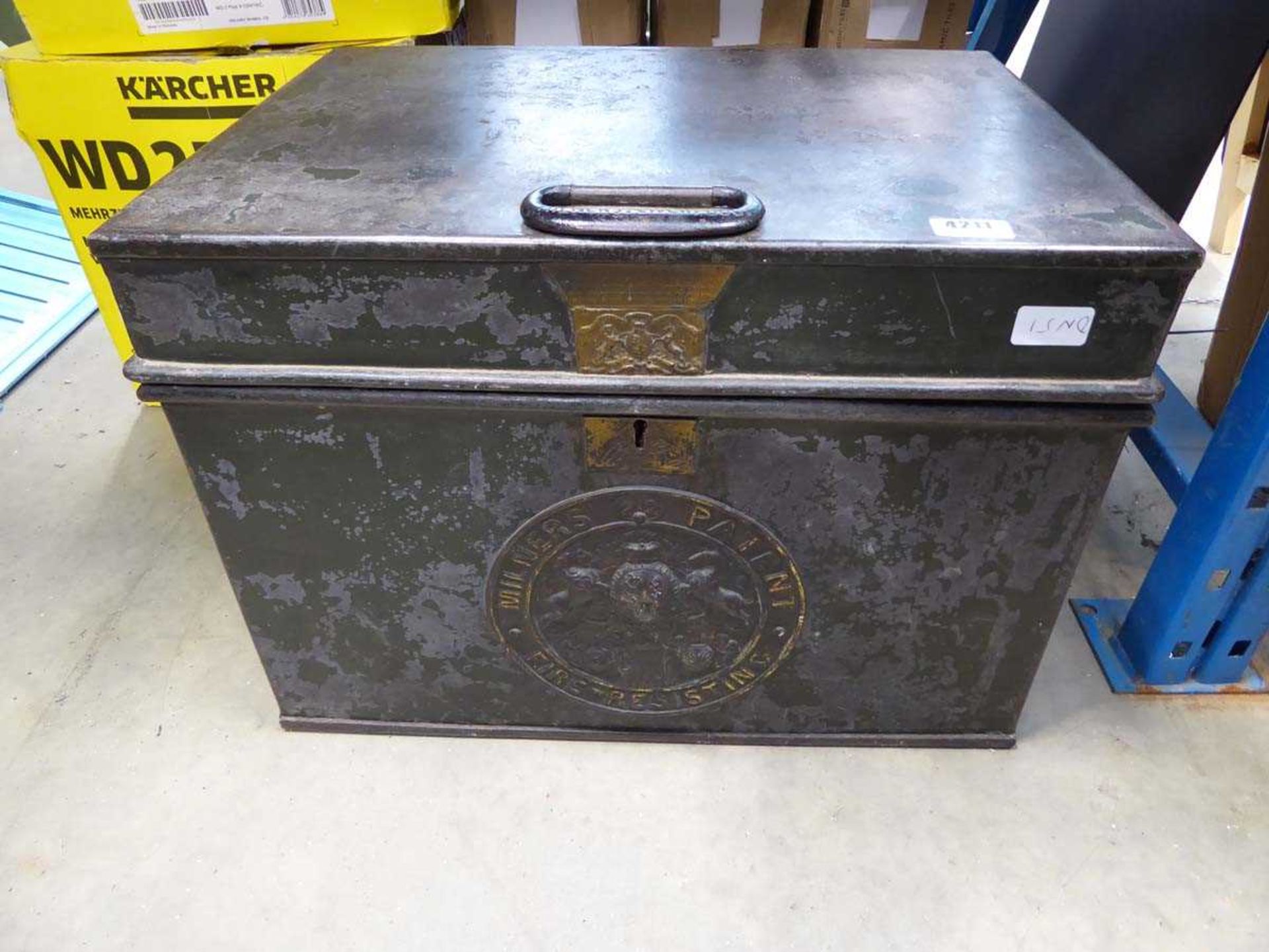 Large double handled safe box