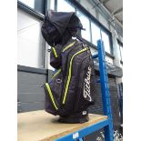 Titleist green and black golf bag