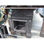 Cast iron fireplace