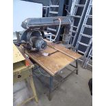 Multico sliding cross cut saw