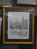 St Paul's Square, Bedford print