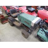 Atco petrol powered ride on mower, no cutting bed