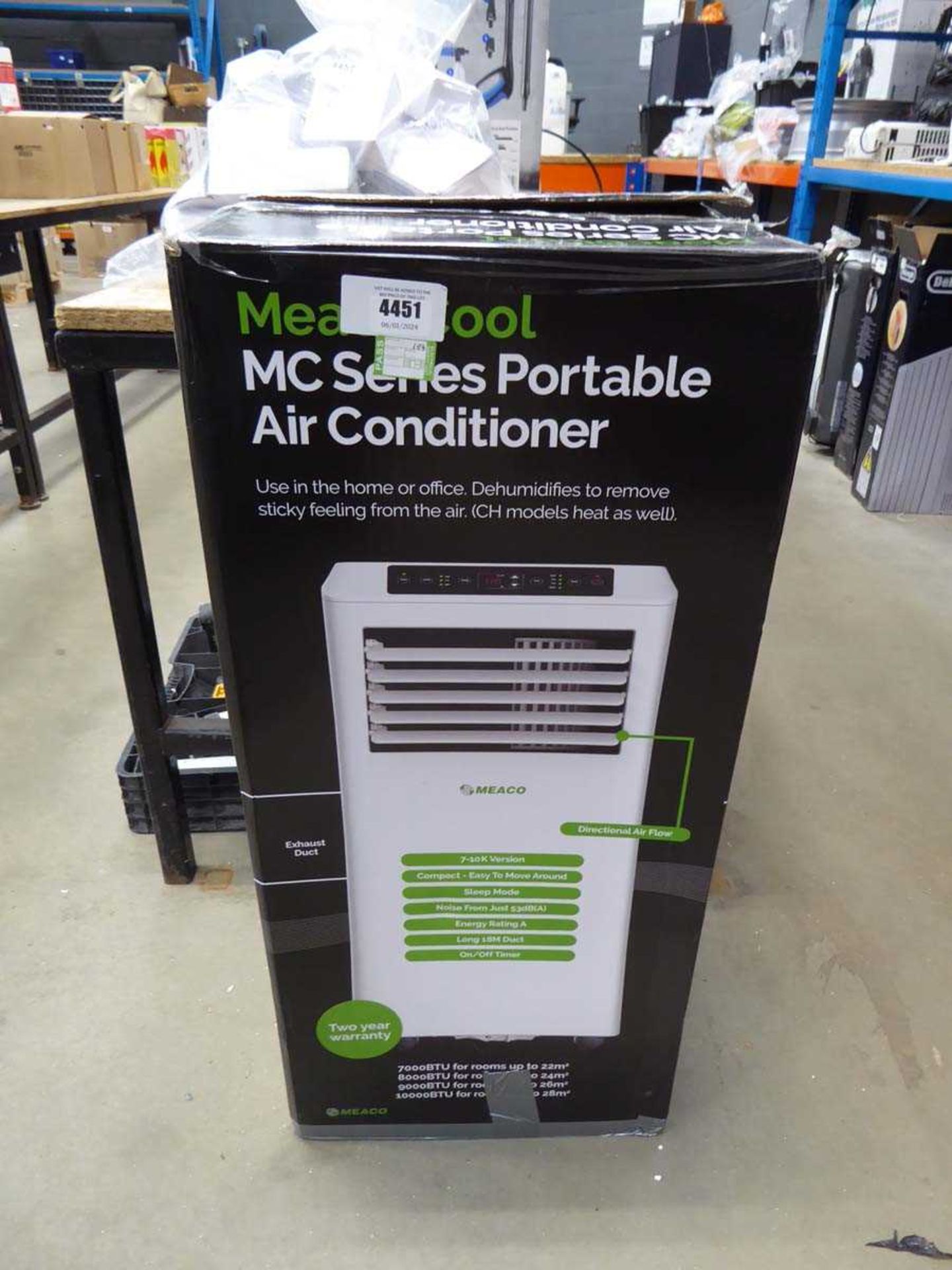 +VAT Boxed Meaco air conditioning unit