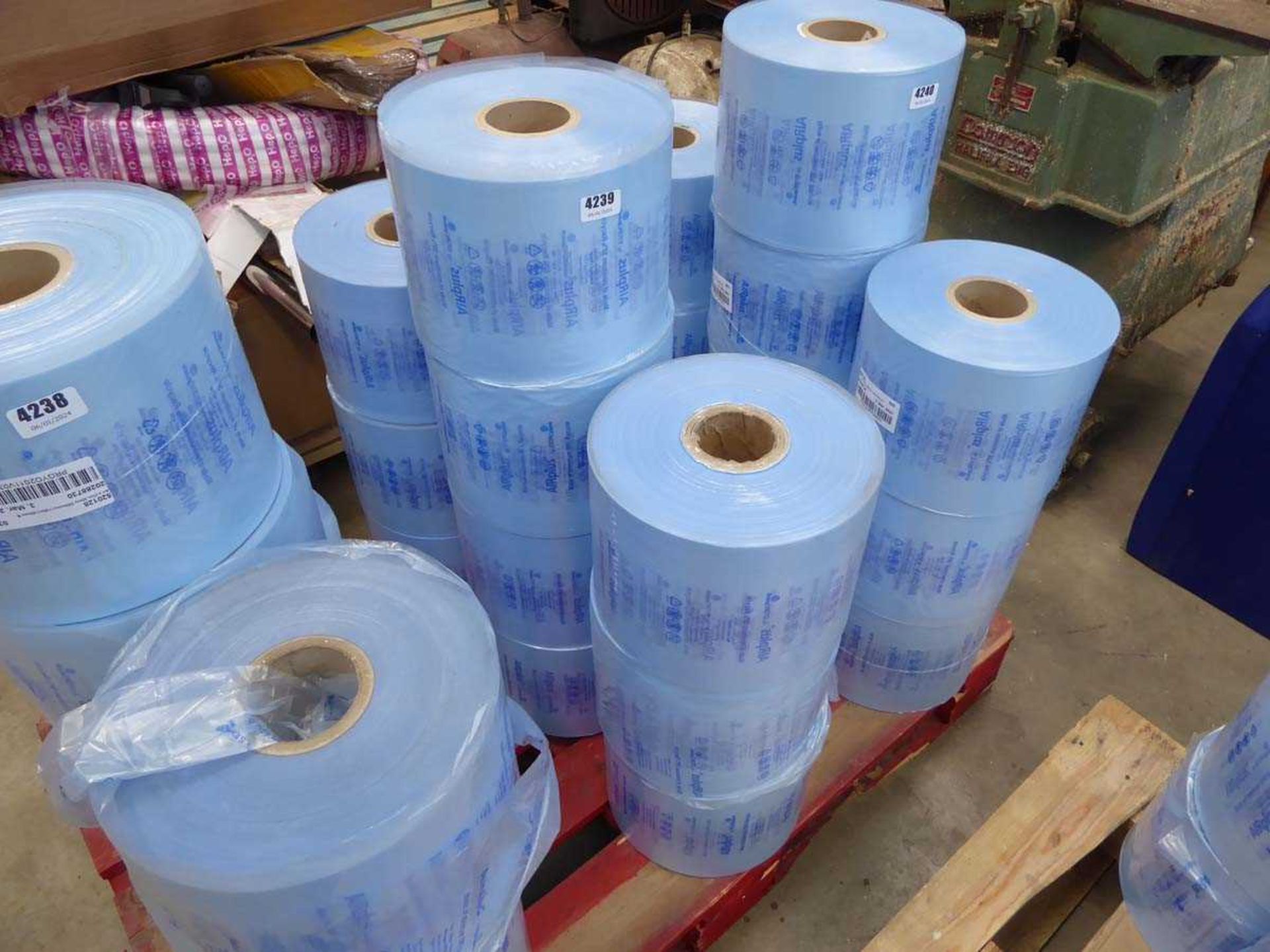 Ten rolls of Airplus Storopack 200mmx120mm x 1125m long, industrial air filled void filling