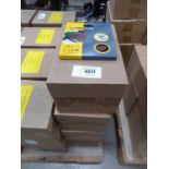 +VAT Four boxes of Flexovit 115mm 120 grit sanding discs