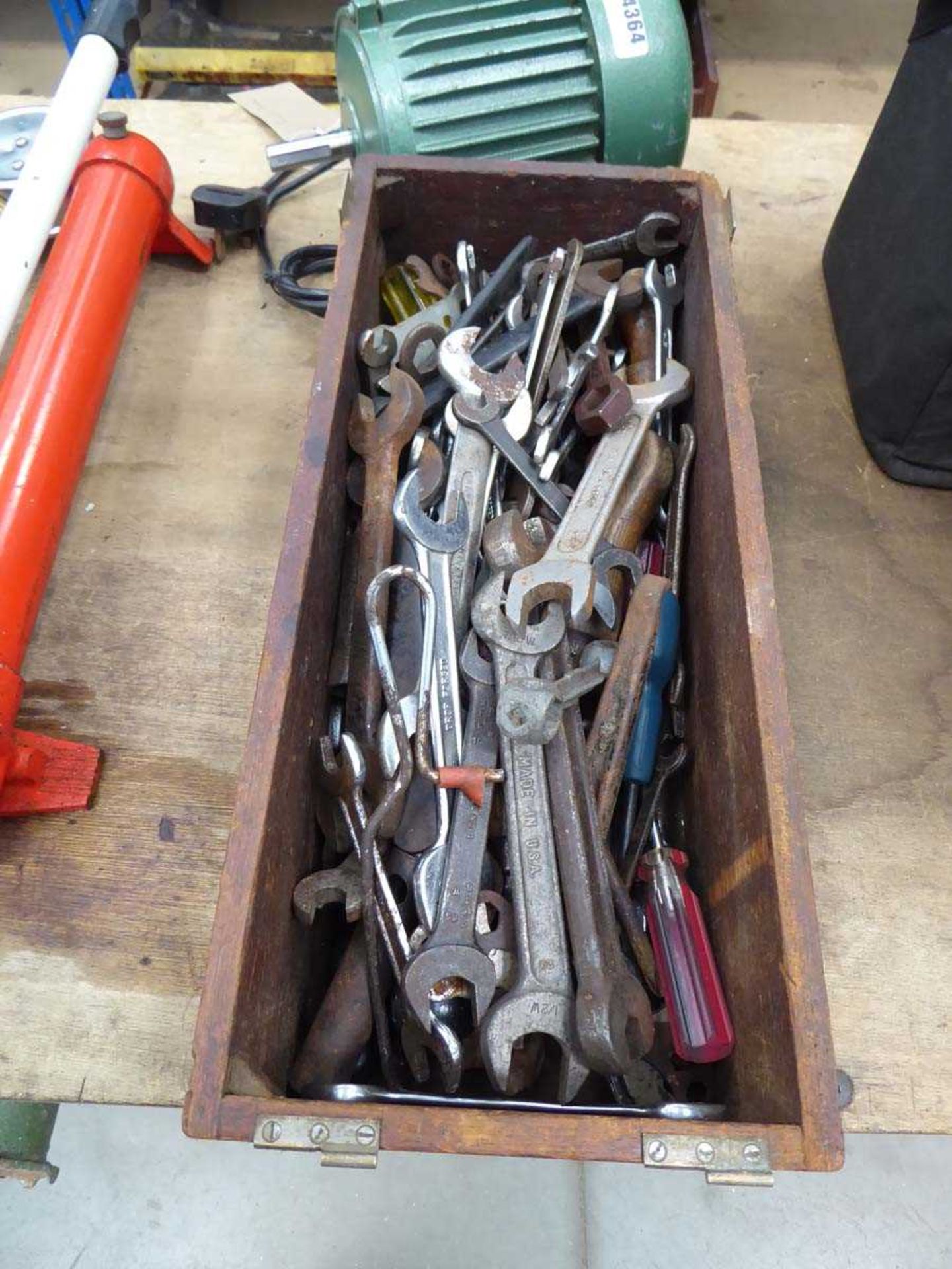 Small box of spanners