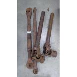 Compact Tractor PTO shafts and three point linkage arms