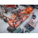 Kubota RC60-21BF topper mower (1 wheel missing)