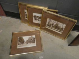 4 photographic prints of Bedford