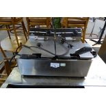 +VAT 55cm electric Chef Master 2 well fryer with baskets