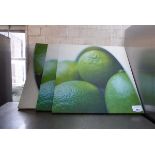 +VAT 3 stretch canvas pictures of Limes