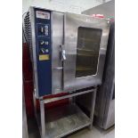 90cm electric Rational model CD101 combi-dampfer 10 grid combination oven on stand