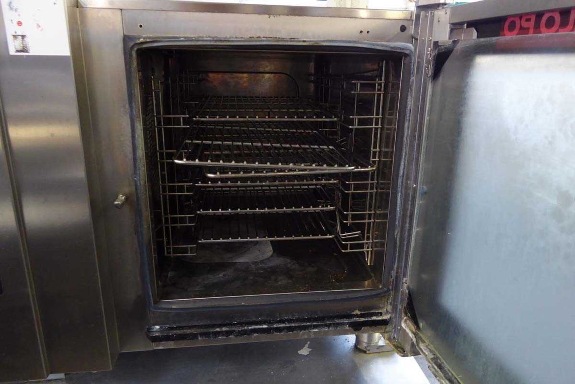 93cm electric Angelo Po combi star BX 6 grid combination oven on stand - Image 2 of 9