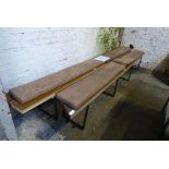 +VAT 2 section bench seat, plus associated cushions and backrest