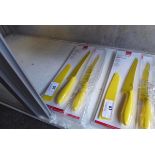 +VAT 2 Kuhn Rikon yellow knife sets