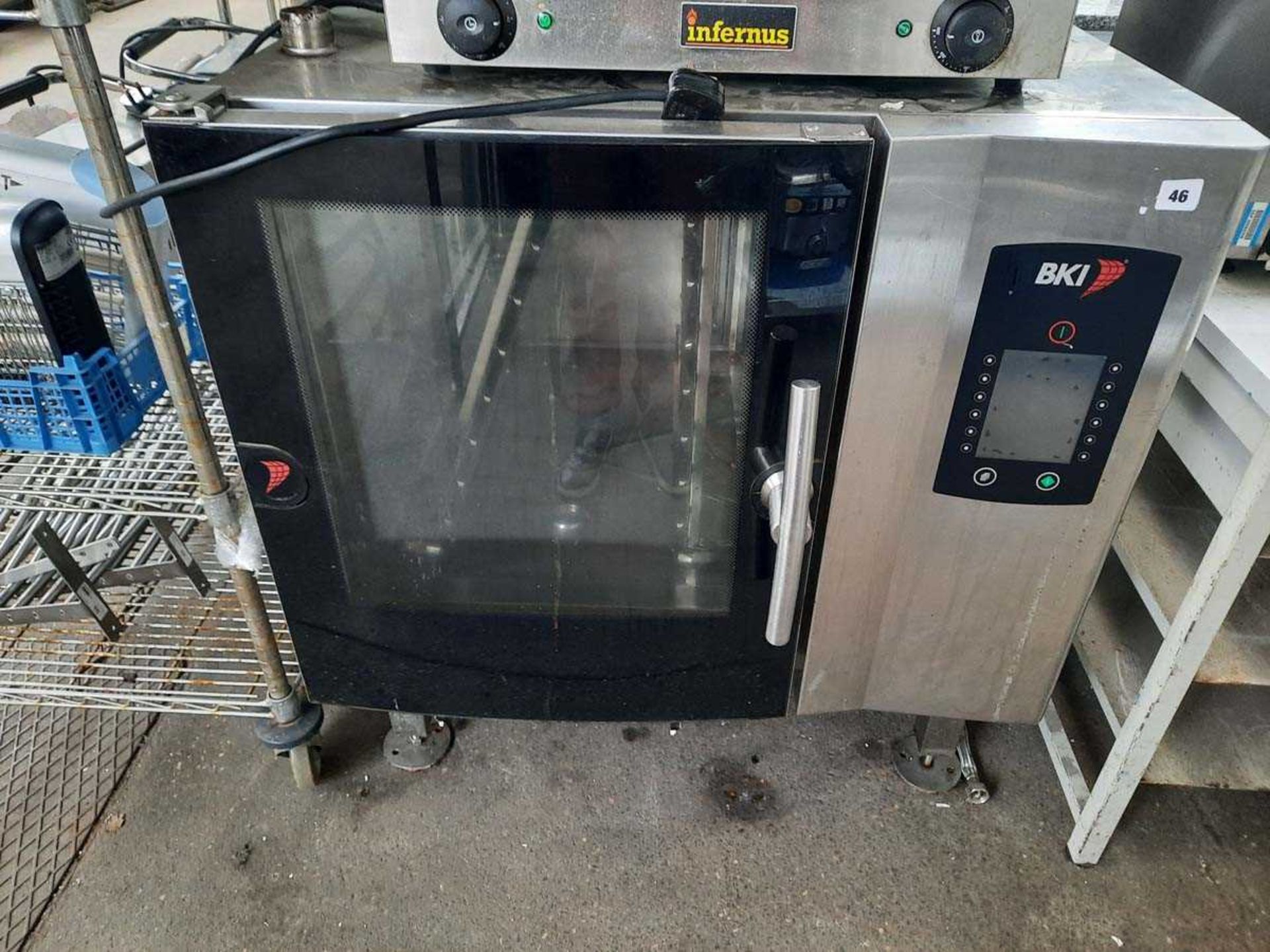 90cm electric Houno CPE1.O6 6 grid combination oven - Image 4 of 9