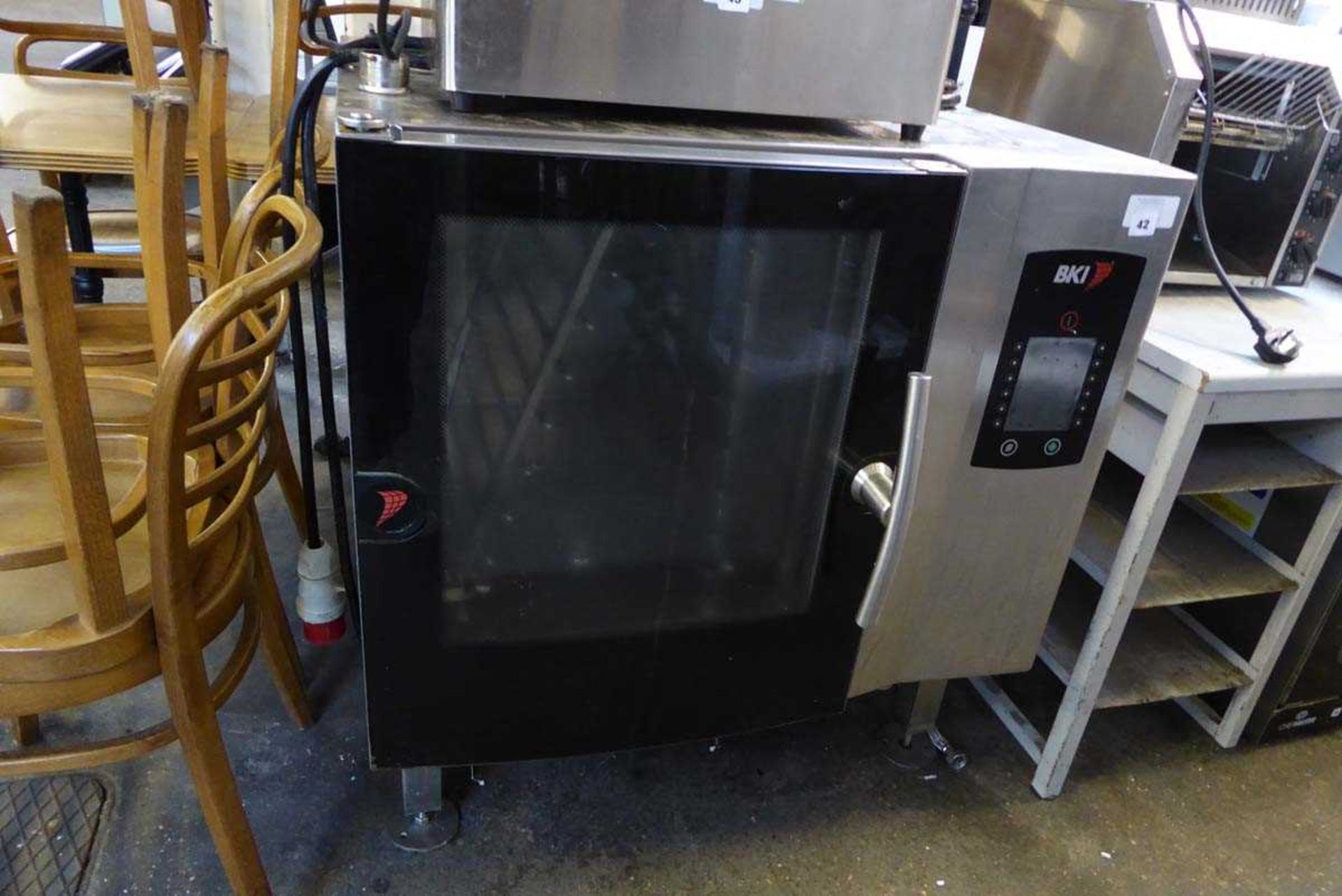 90cm electric Houno CPE1.O6 6 grid combination oven