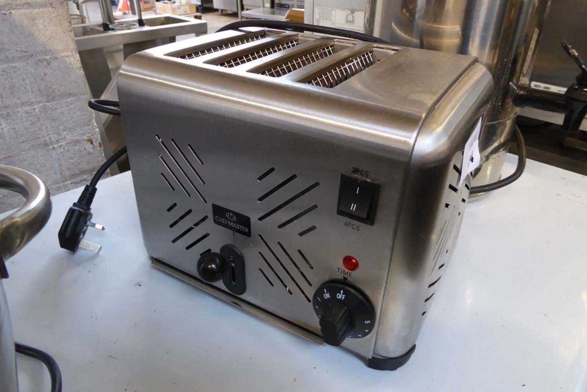 +VAT Chefmaster 4 slice toaster - Image 2 of 2