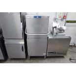 +VAT 60cm Hobart AMS900-10N pass through dishwasher