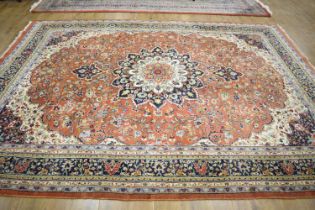 An Iranian woollen carpet, 330 x 250 cm