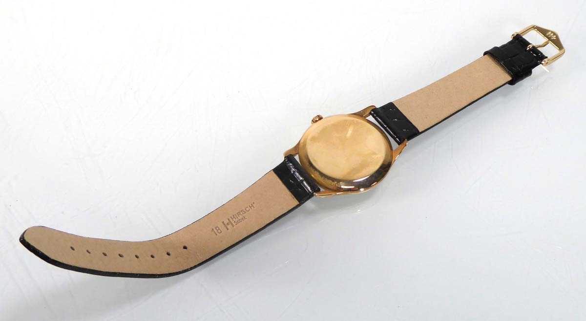 A 1970's gentleman's 9ct yellow gold wristwatch by Rolex, the circular dial with gold coloured - Image 5 of 7