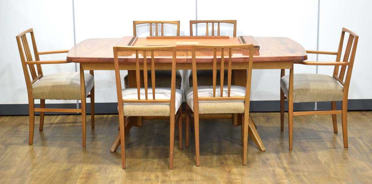 W.H. Russell for Gordon Russell Limited, a 1969 'Burford Range' rosewood and mahogany extending - Image 2 of 31