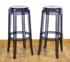 Philippe Starck for Kartell, a pair of 'Charles Ghost' stools