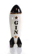 A Jonathan Adler pottery ‘Rocket’ Gin decanter, h. 29 cm