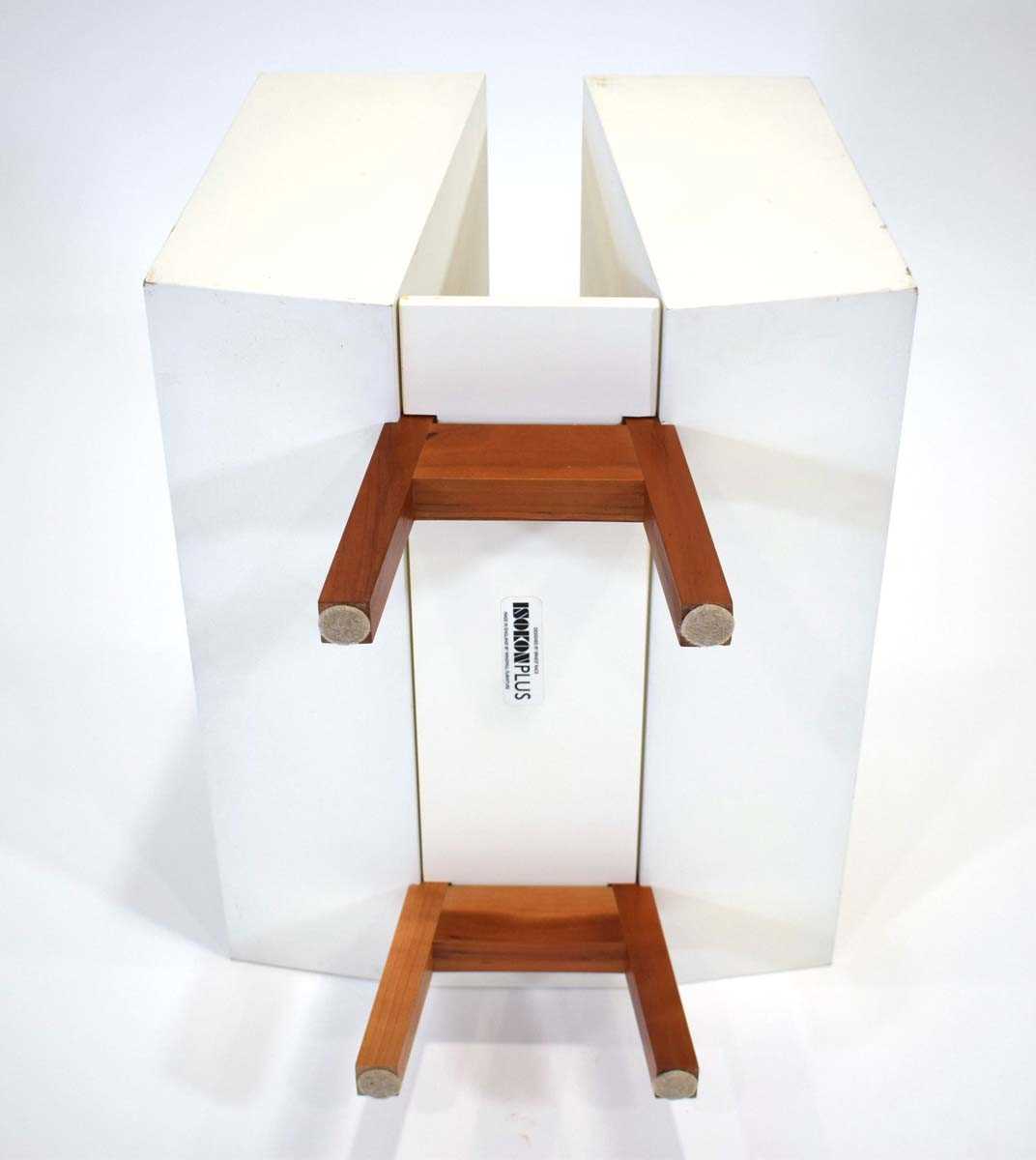 Ernest Race for Isokon Plus, a 'Penguin Donkey' Mark II bookcase manufactured by Windmill Furniture, - Image 3 of 8