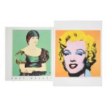After Andy Warhol, 'Marilyn- Orange shot on white background', off-set lithograph, Edition of 2,