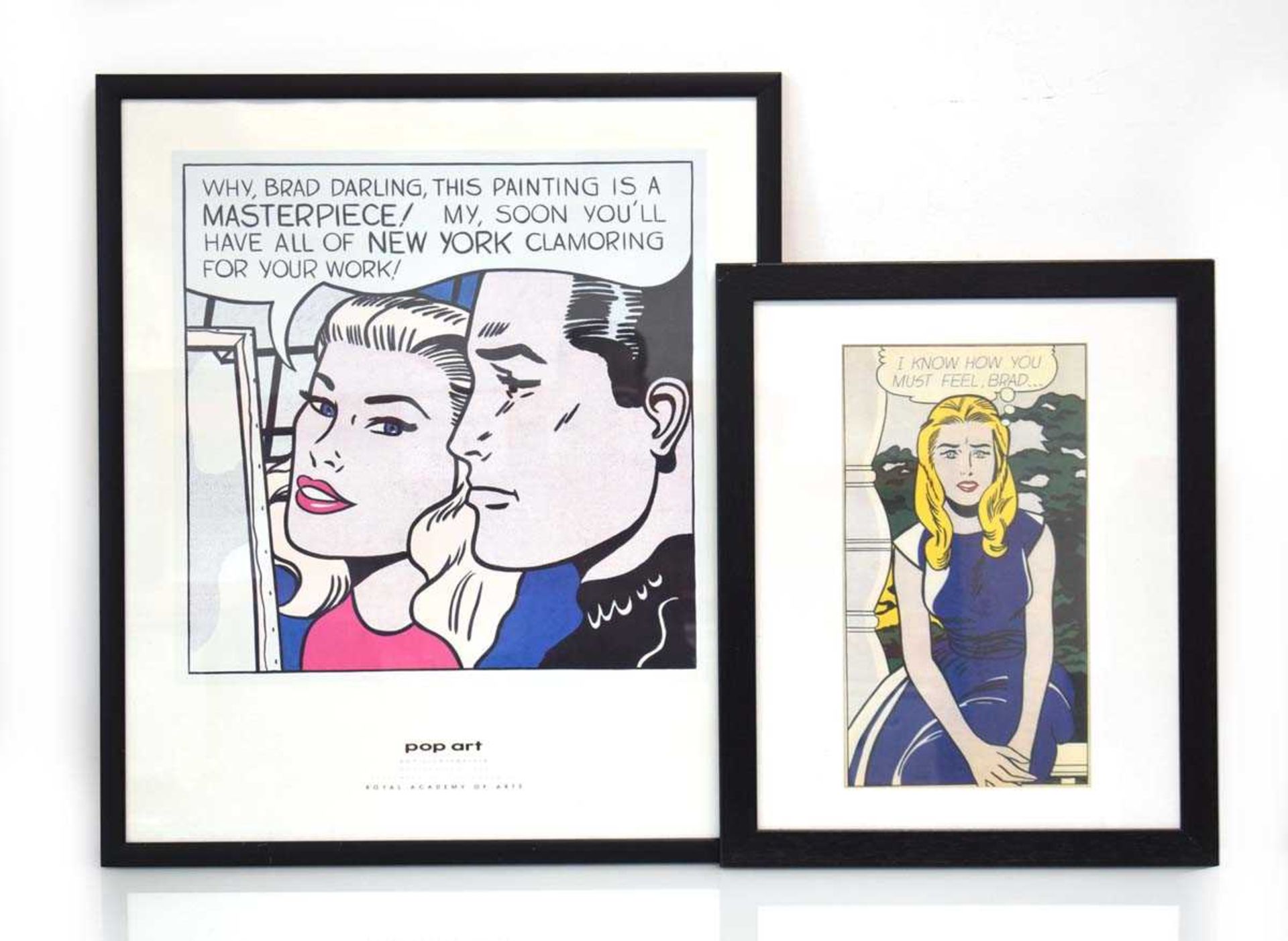 After Roy Lichtenstein (American, 1923-1997), 'Pop Art Masterpiece 1962, Royal Academy of Arts',