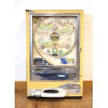 A Japanese Pachinko pin-ball games machine, 83 x 52 cm The working order is unknown and there is